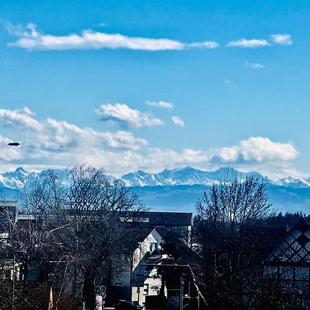 Wood World Luxury - Massage - Bergblick - Tranpolin- Parken Apartment Markdorf Bagian luar foto