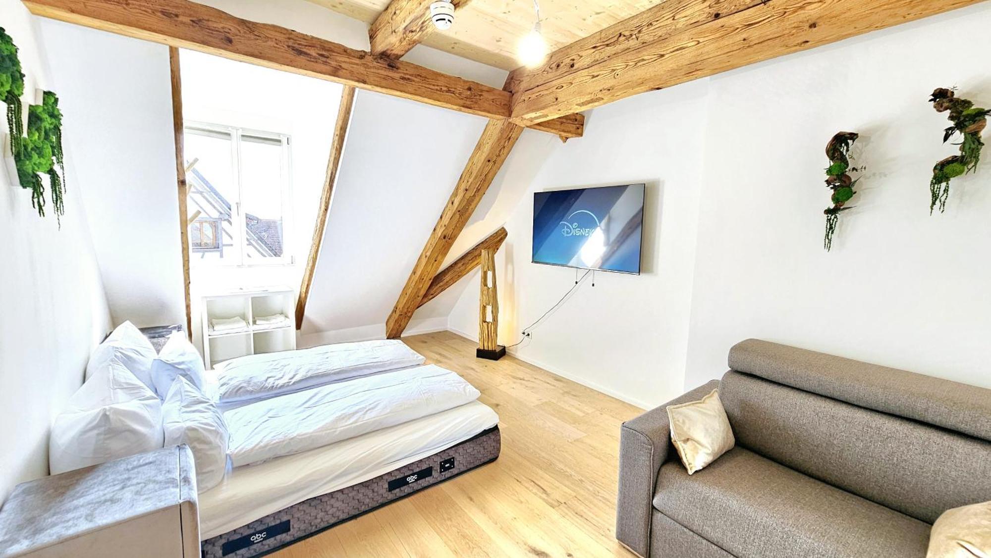 Wood World Luxury - Massage - Bergblick - Tranpolin- Parken Apartment Markdorf Bagian luar foto