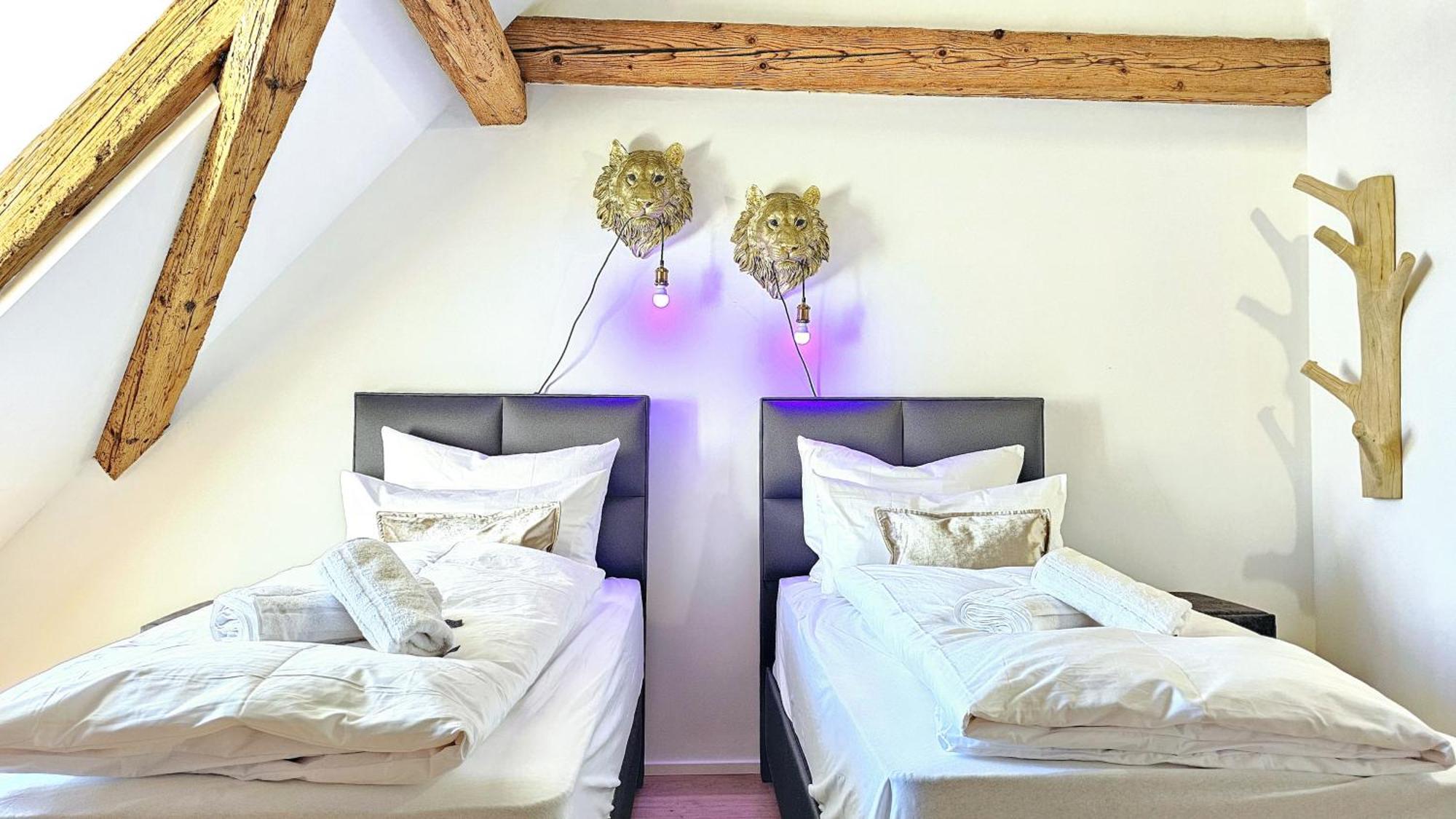 Wood World Luxury - Massage - Bergblick - Tranpolin- Parken Apartment Markdorf Bagian luar foto