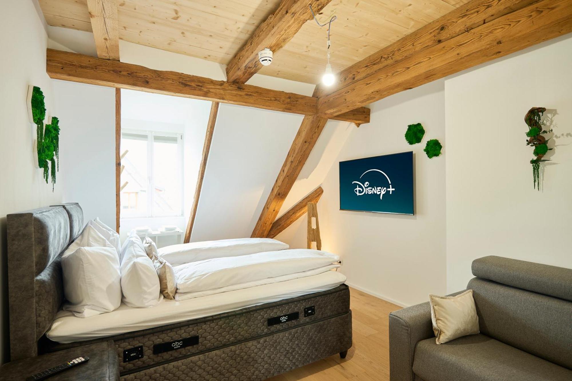 Wood World Luxury - Massage - Bergblick - Tranpolin- Parken Apartment Markdorf Bagian luar foto