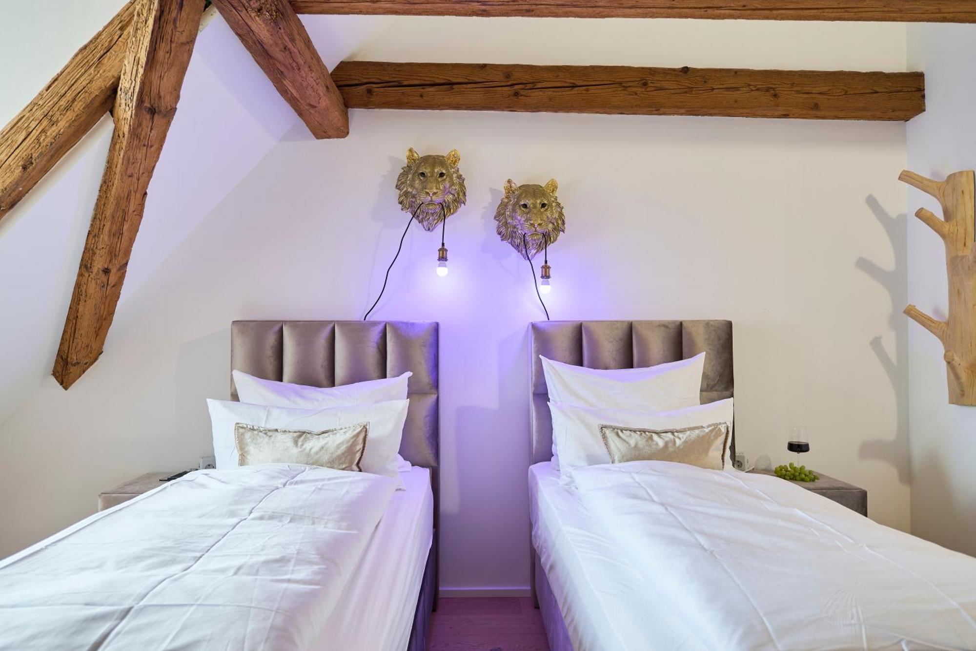 Wood World Luxury - Massage - Bergblick - Tranpolin- Parken Apartment Markdorf Bagian luar foto