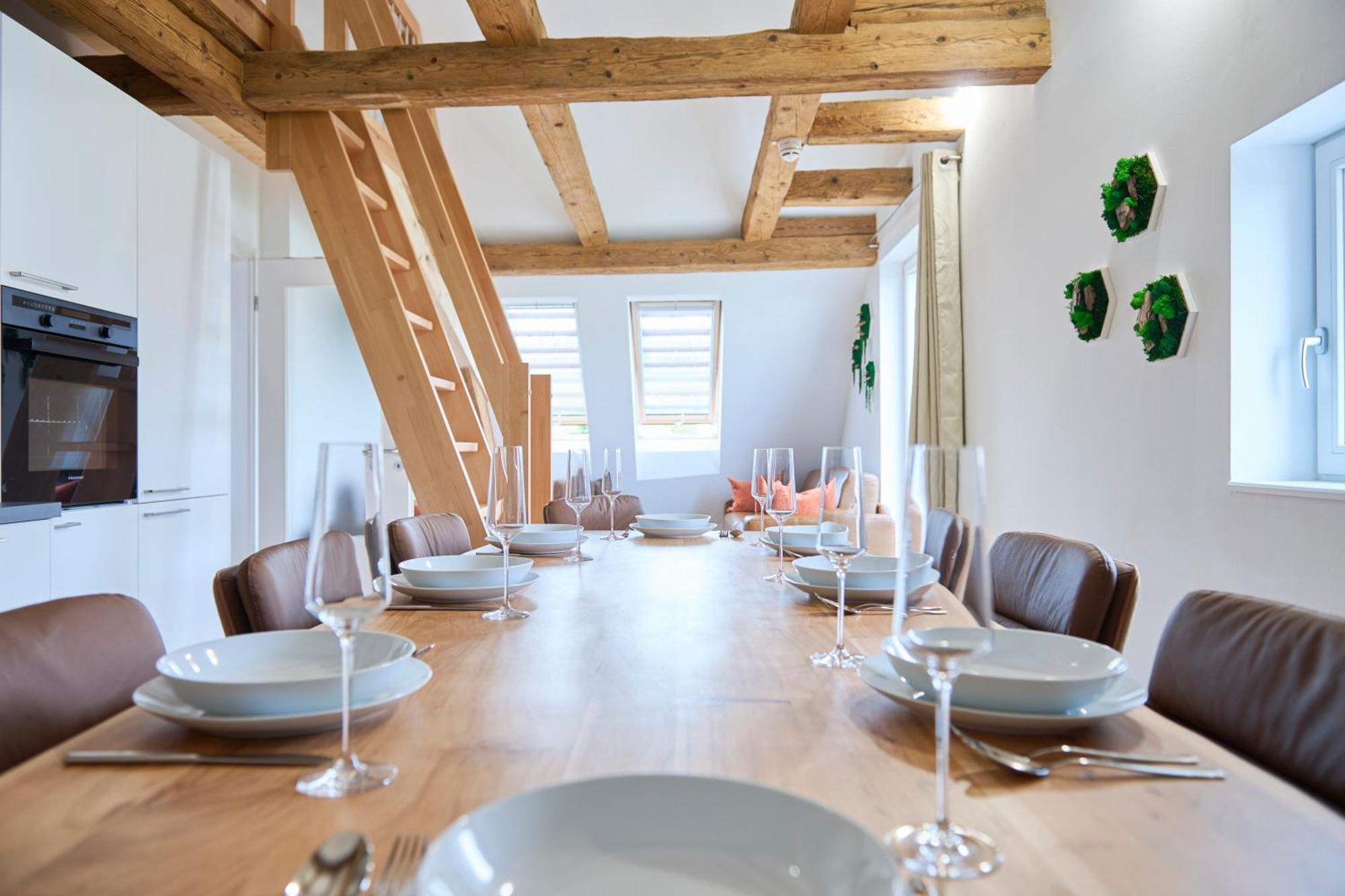 Wood World Luxury - Massage - Bergblick - Tranpolin- Parken Apartment Markdorf Bagian luar foto
